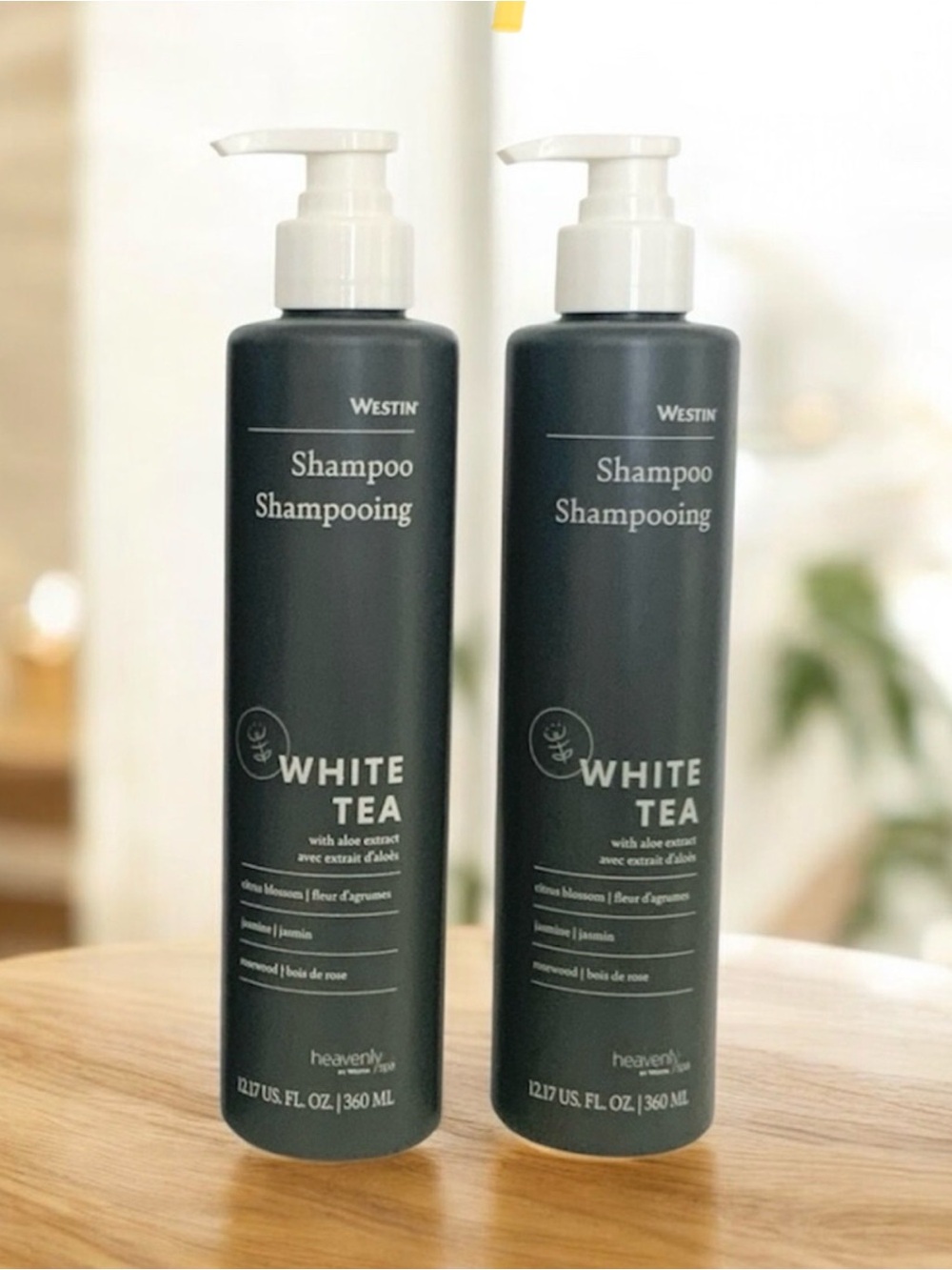 (2 PACK) SHAMPOO WHITE TEA for WESTIN HOTEL ~ 360ml/12.17 fl.oz. - Picture 3 of 8